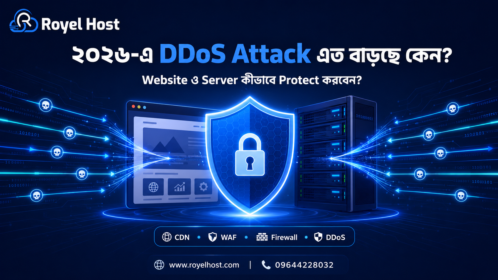 ২০২৬ সালে DDoS attack থেকে Website ও Server protection guide