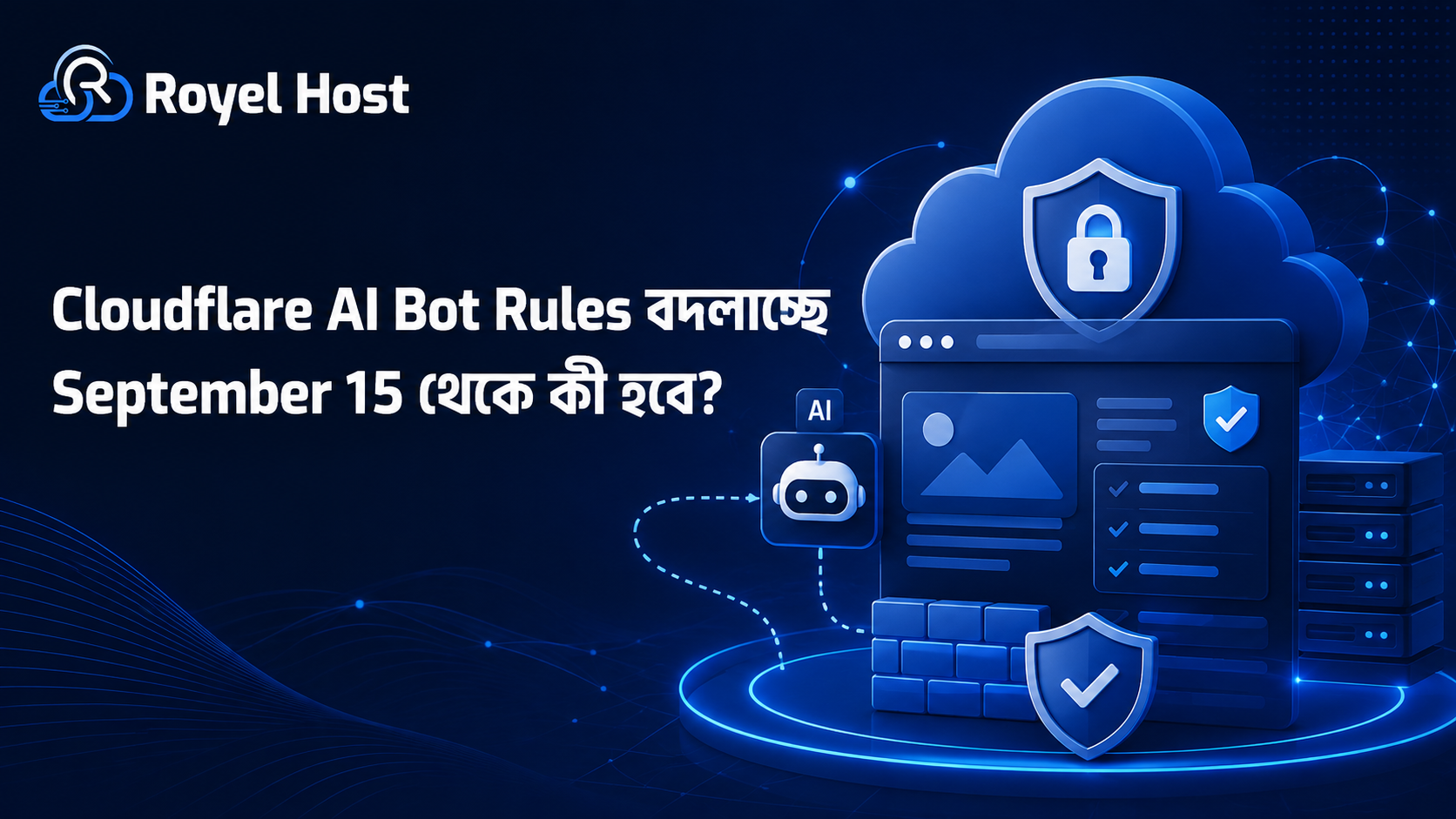 Cloudflare AI Bot Rules September 15 2026 Search Agent Training crawler changes
