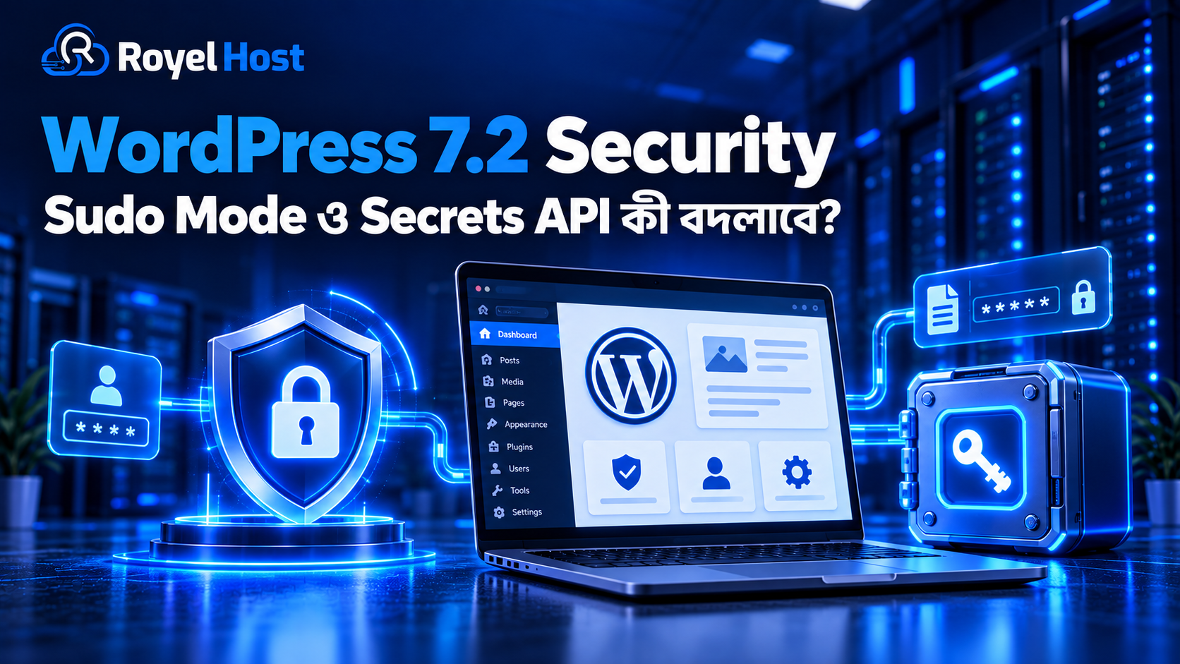 WordPress 7.2 Sudo Mode Secrets API Application Password Website Security Guide