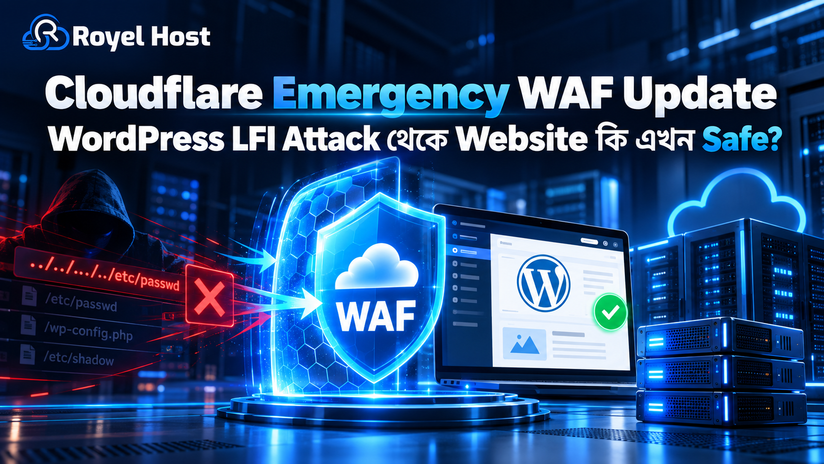 Cloudflare Emergency WAF WordPress CVE-2026-87902 Path Traversal LFI Security Update