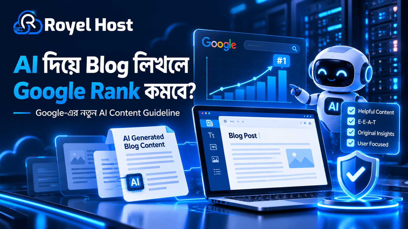 AI Generated Blog Google Ranking Generative AI Content Guideline SEO Guide
