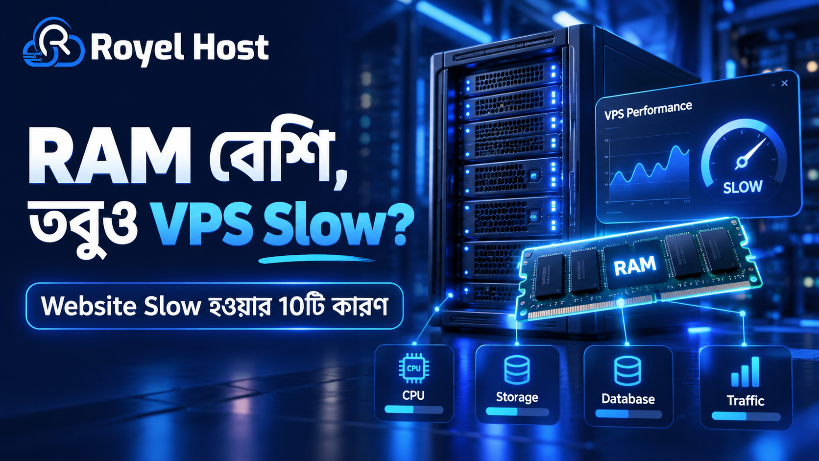 VPS Server Slow Despite High RAM Website Performance CPU Database PHP-FPM Disk I/O Troubleshooting Guide