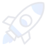Rocket icon symbolizing fast WordPress hosting